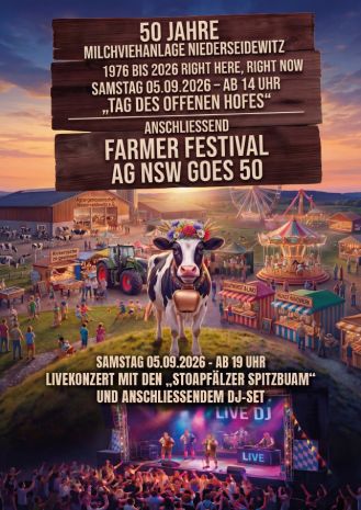 Hoffest der Agrargenossenschaft Niederseidewitz am 5. September 2026