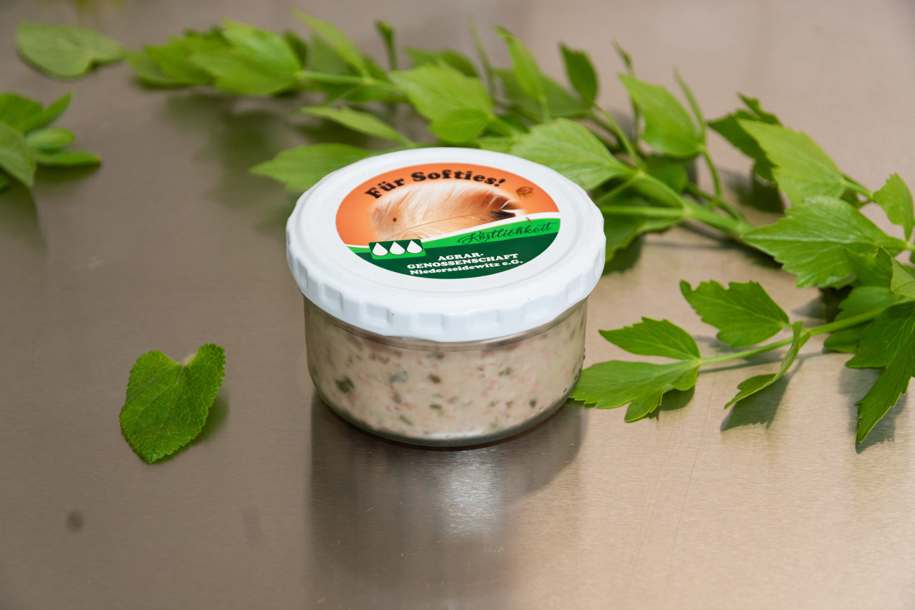 Bärlauchleberwurst im Glas