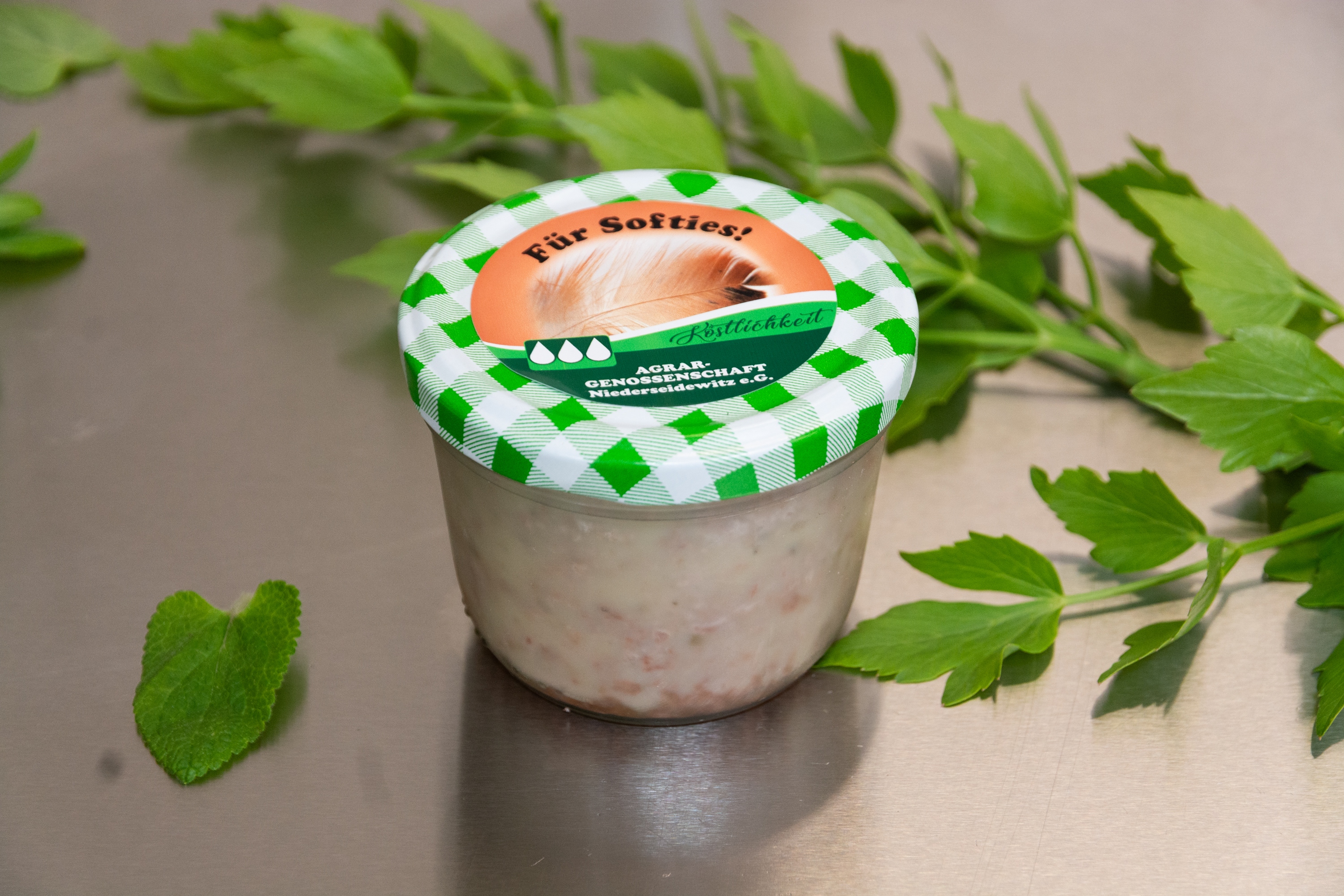 Leberwurst vom Rind im Glas