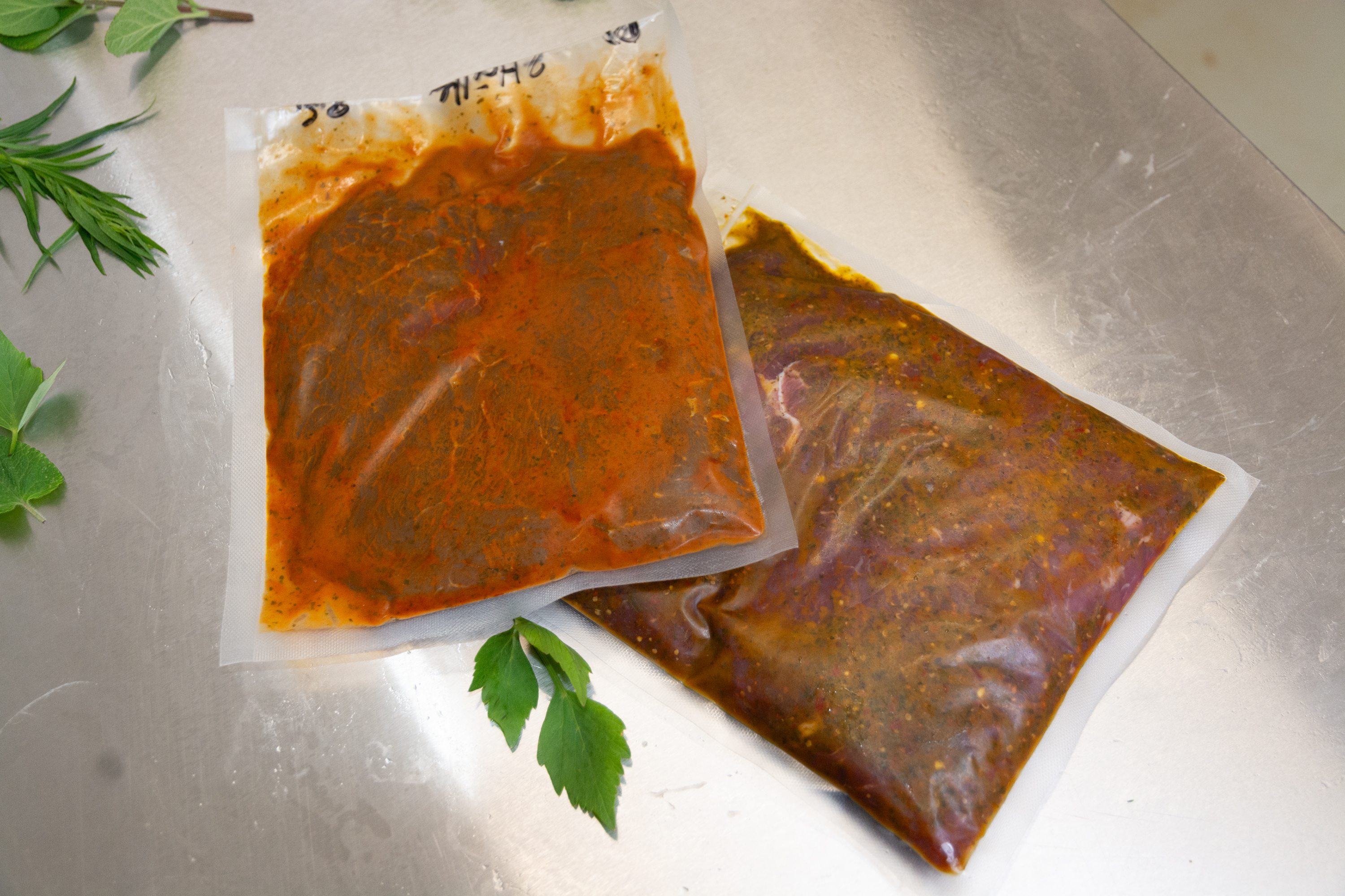 Rindshüftsteak in Scheiben
